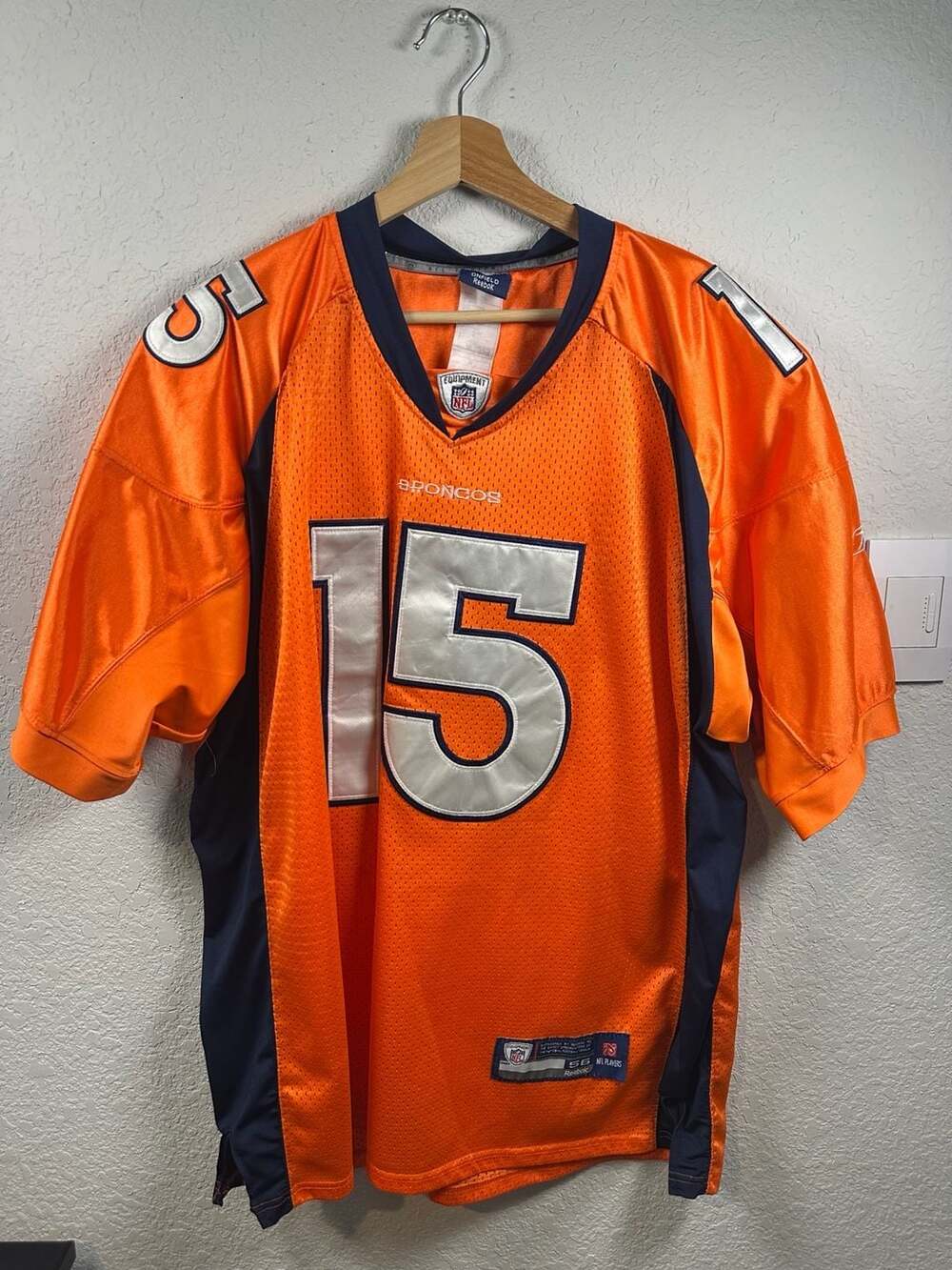 Men’s Reebok Denver Broncos Tim Tebow Jersey Size 56 Orange